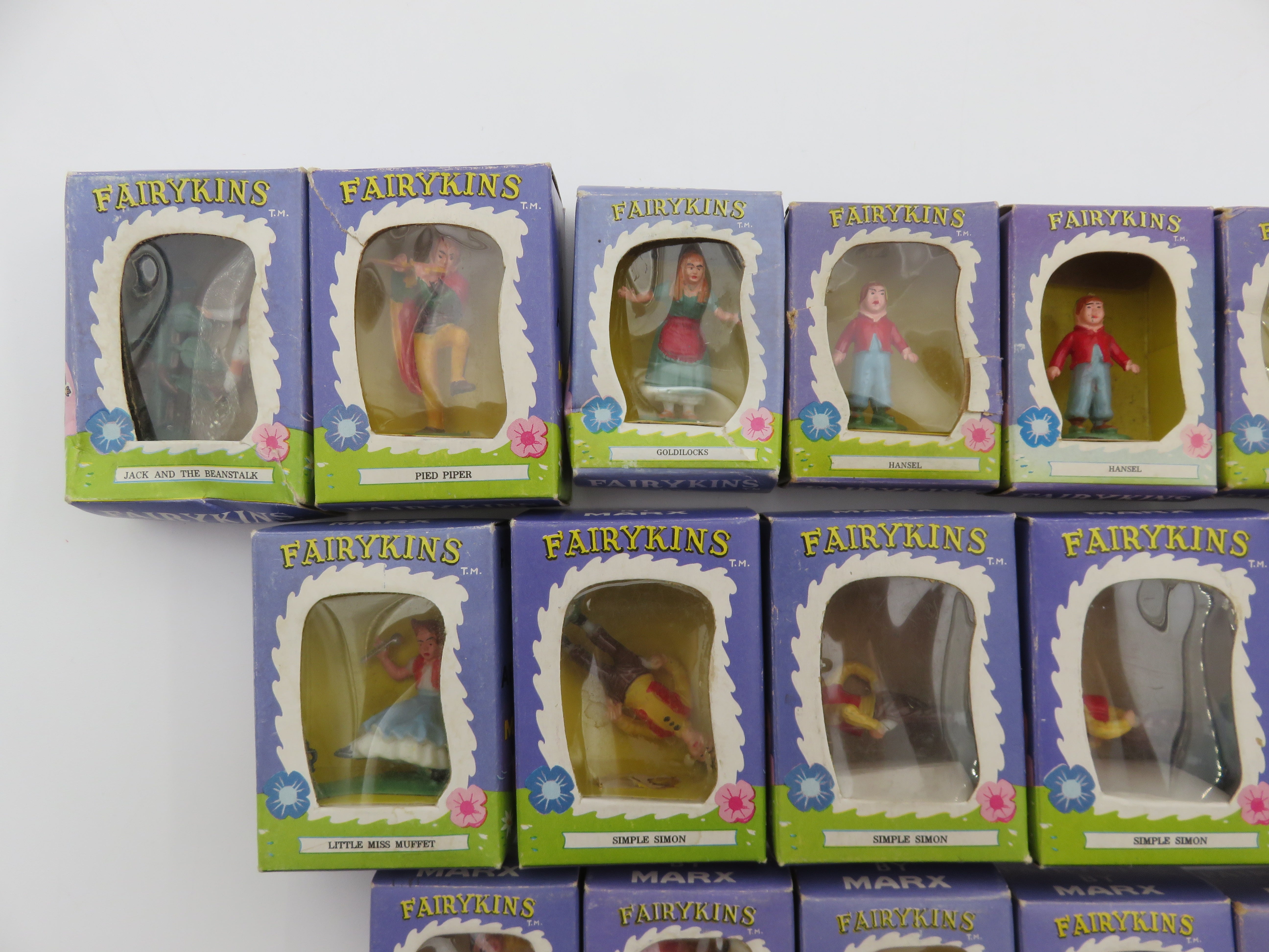 VINTAGE Fairykins Figure Lot of (30) - Louis Marx & Co./Marx Toys (c. 1960s) Collectible
